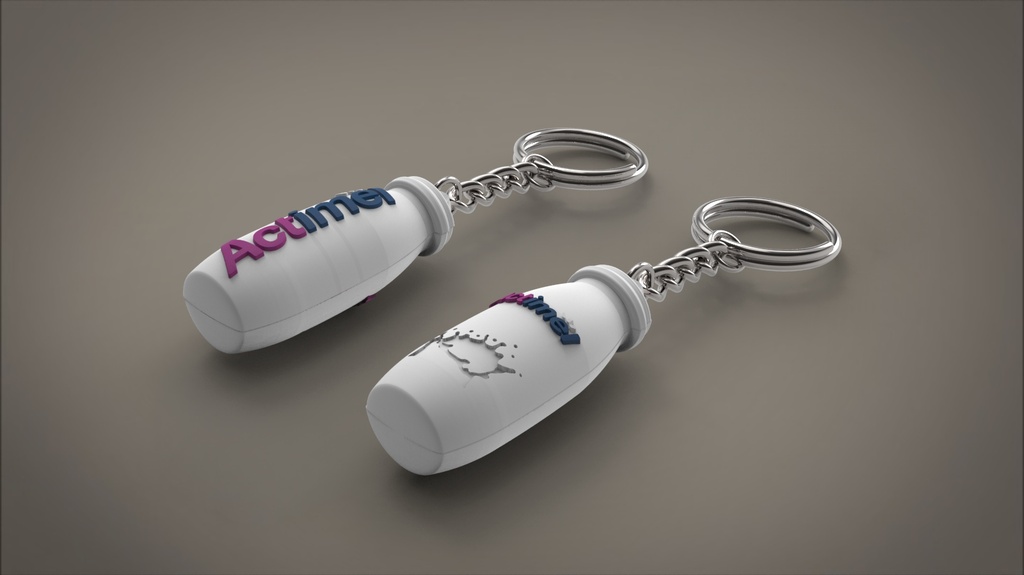 Actimel 3D brelok