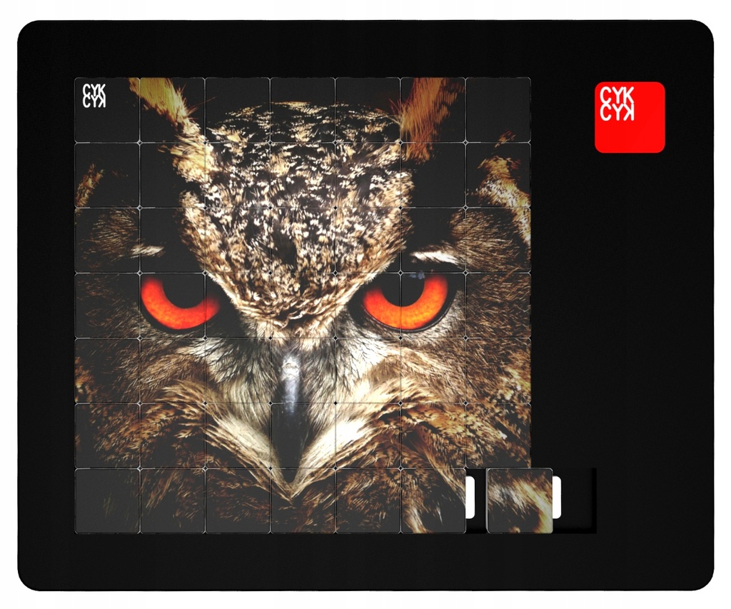 UKŁADANKA LOGICZNA PUZZLE 49 elem SOWA