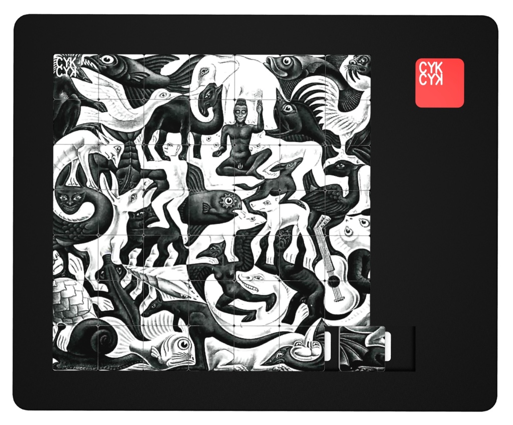 CYKCYK UKŁADANKA LOGICZNA PUZZLE 49 elem ESCHER