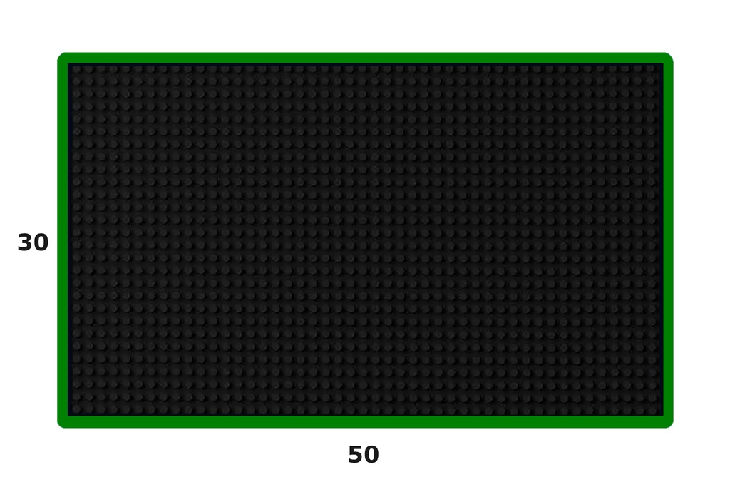 mata BAROWA ociekacz Barmat XL50x30czarny zielony