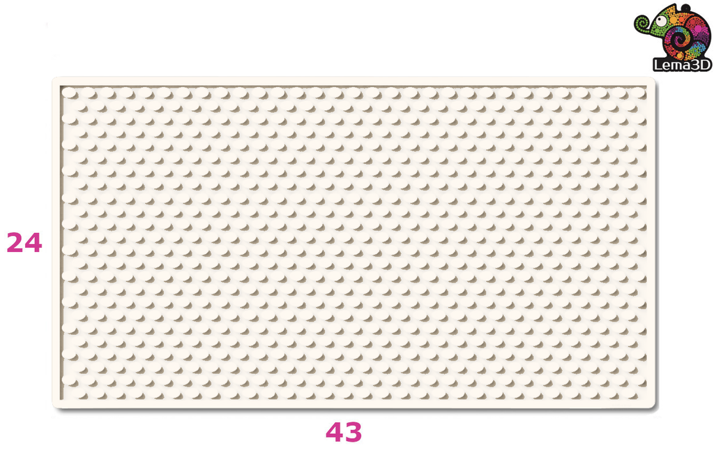 DUŻA MATA OCIEKACZ M 24x43 TRANSPARENTNA - NOWOŚĆ