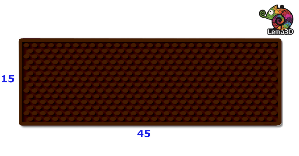 MATA BAROWA BARMATA PODKŁADKA S 15x45 BRĄZ LEMA3D