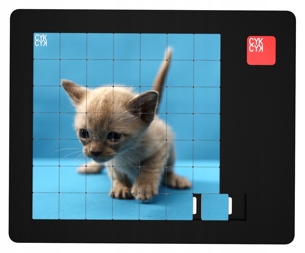 UKŁADANKA LOGICZNA CYKCYK PUZZLE 49 elem KOTEK