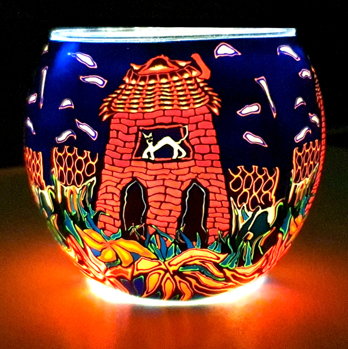 ŚWIECZNIK DO SYPIALNI LAMPION JOGA MEDYTACJA