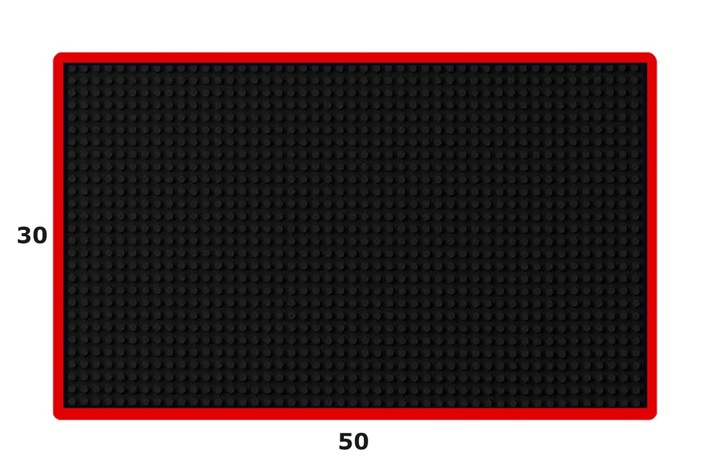 MATA BAROWA OCIEKACZ 30x50 XL czarny-czerw -LEMA3D