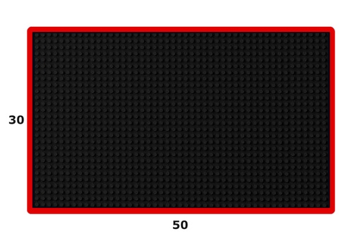 [MATA/XL/P-BLACK/R-RED185] MATA BAROWA OCIEKACZ 30x50 XL czarny-czerw -LEMA3D