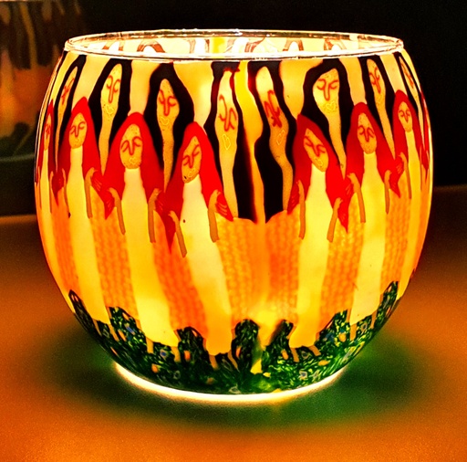 [św/HHH] ŚWIECZNIK DO SYPIALNI LAMPION JOGA MEDYTACJA