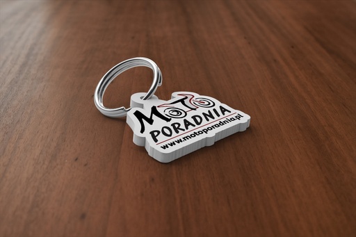 Moto Poradnia Biały Brelok NFC Print (Druk)