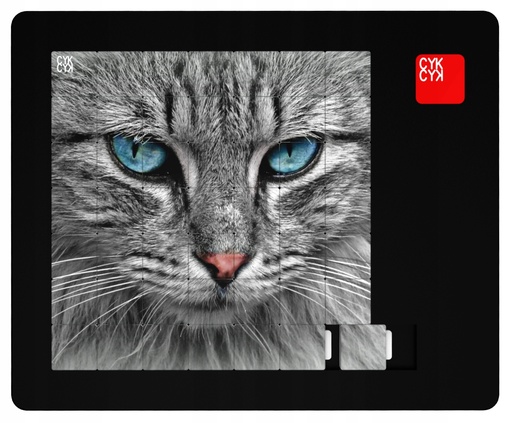 [C/KOT_NIEB_OCZY/1] UKŁADANKA LOGICZNA PUZZLE 49 elem - NOWOŚĆ !!!