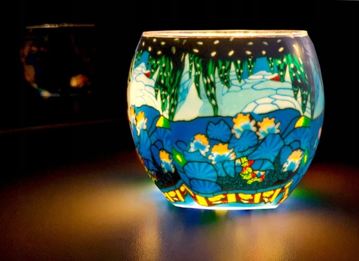 [św/G05/LED] LAMPA DO SYPIALNI MEDYTACJA JOGA - LEMA3D