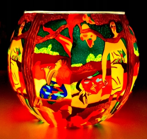 [św/AAA] ŚWIECZNIK DO SYPIALNI LAMPION JOGA MEDYTACJA